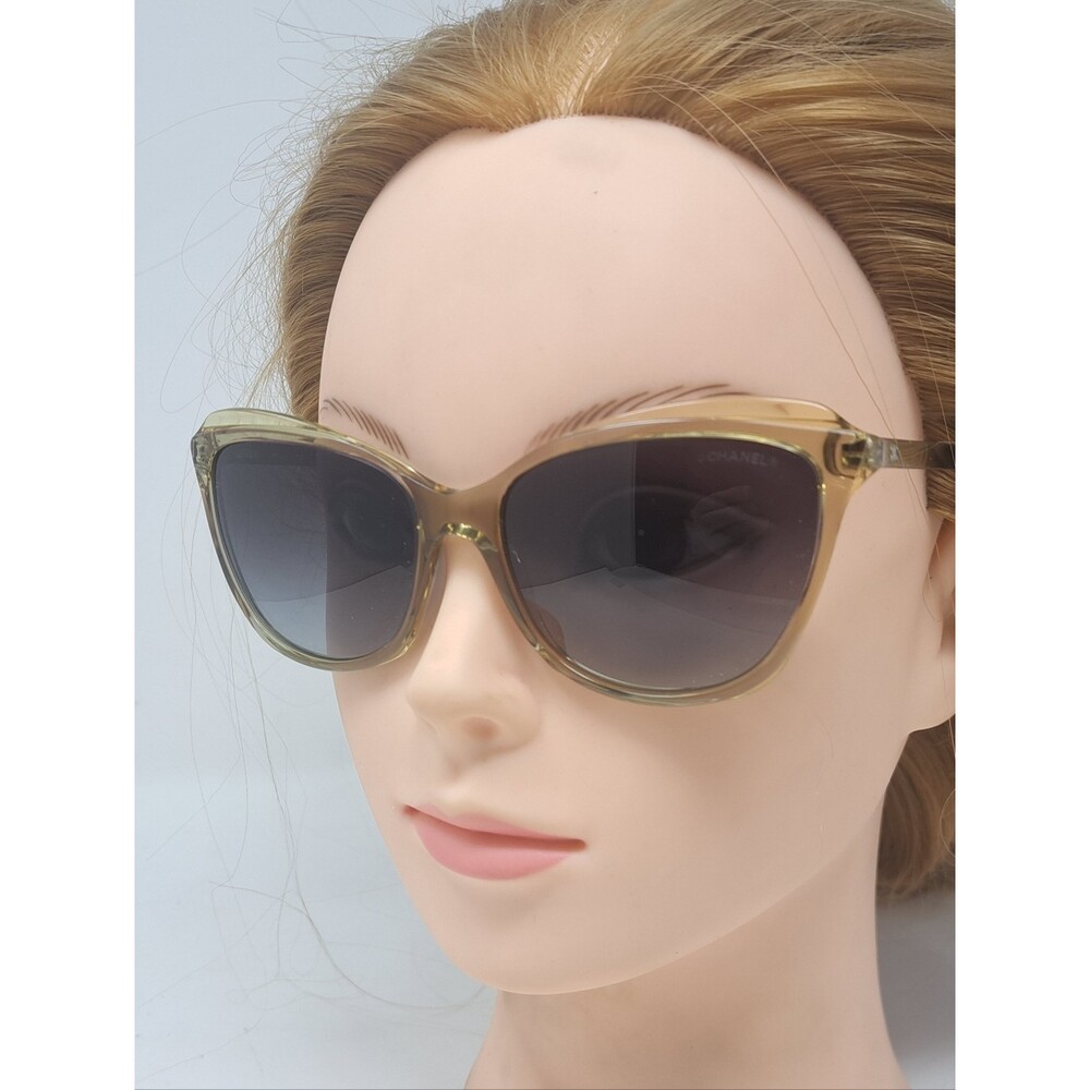 CHANEL Women's Sunglasses Italy Cateye Dark Tint 5384 1628/S6 55-16-140 - Picture 3 of 16